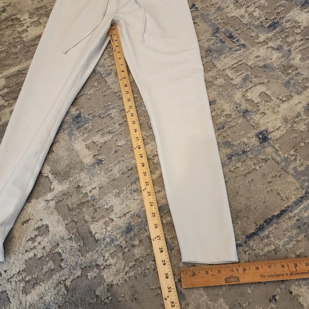 Year Of Ours Bone White Leggings Lace Up Front Ties Size XL Off White Revolve - Picture 12 of 15